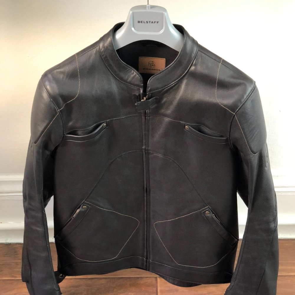 Pagnol Leather Motorcycle Jacket Men's Medium